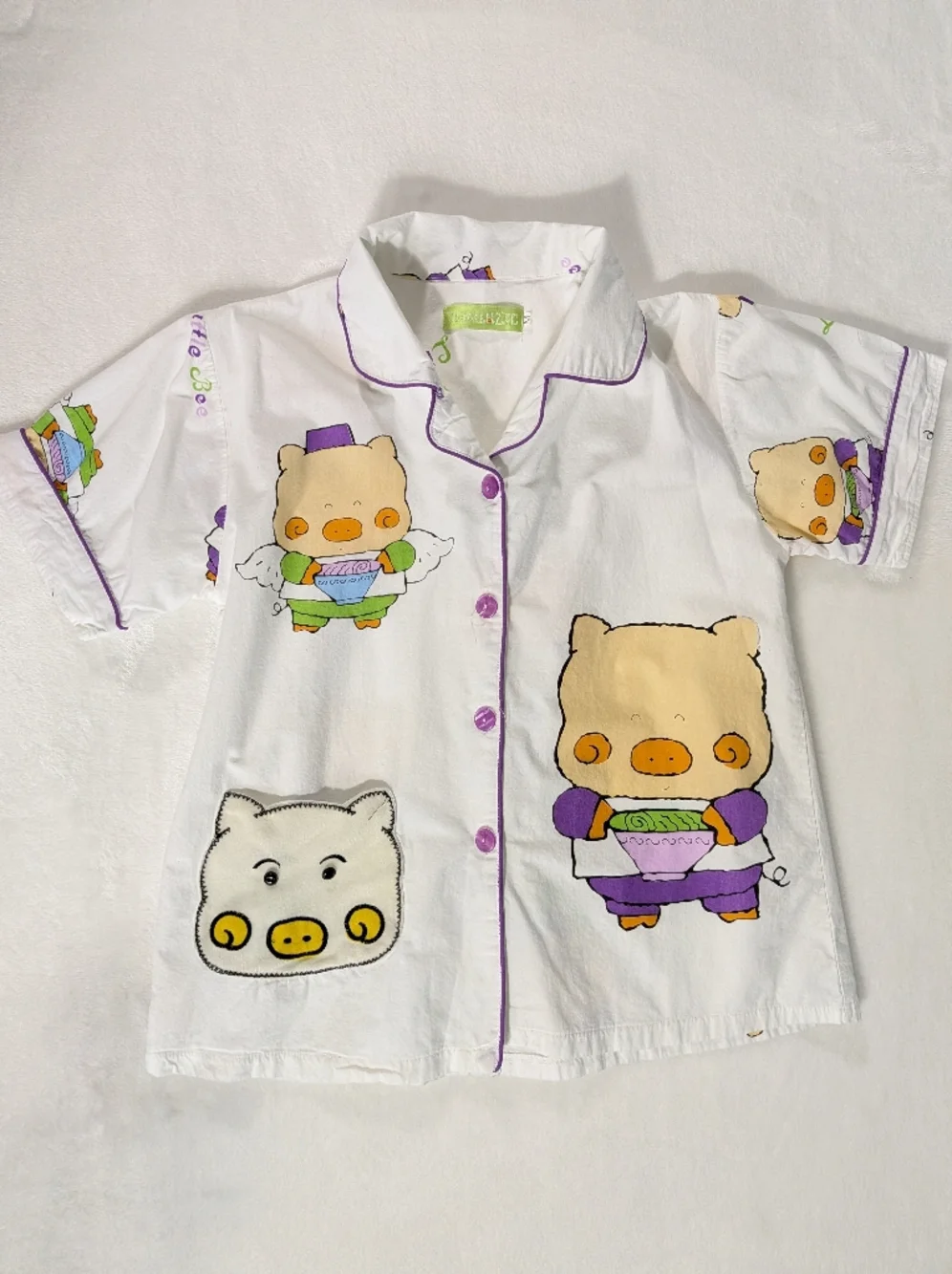 ❤️ Kids Cartoon Character Pajama Top Size M
